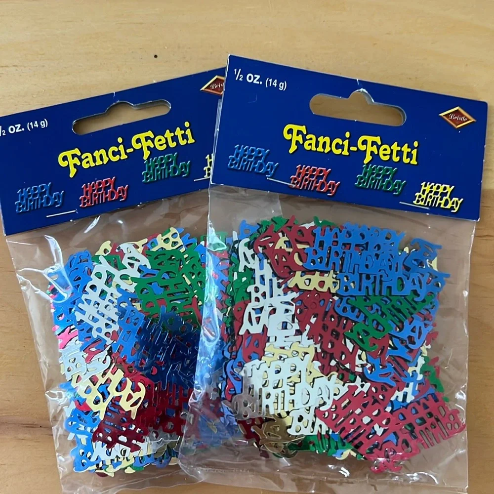 “Happy Birthday” fanci-fetti confetti